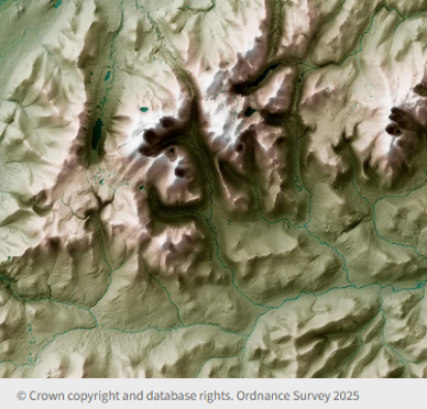 OS Terrain 5 DTM Tiles - sample image